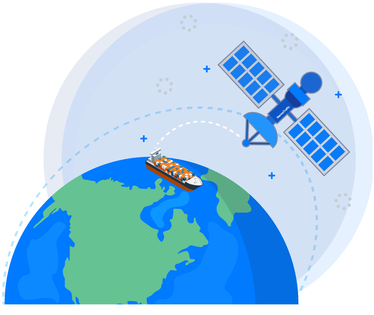 Satellite illustration