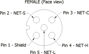 Female Pinout NMEA 2000